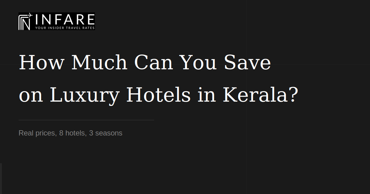 How Much Can You Save on Luxury Hotels in Kerala?