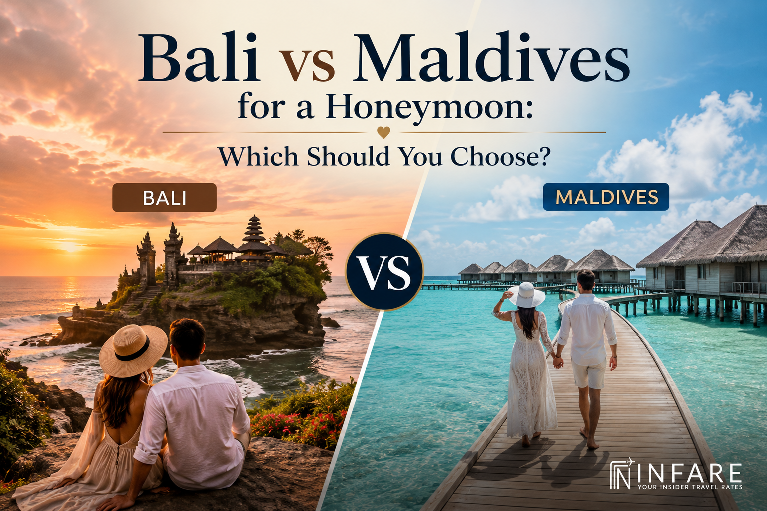 Bali vs Maldives for a Honeymoon: Which Should You Choose?